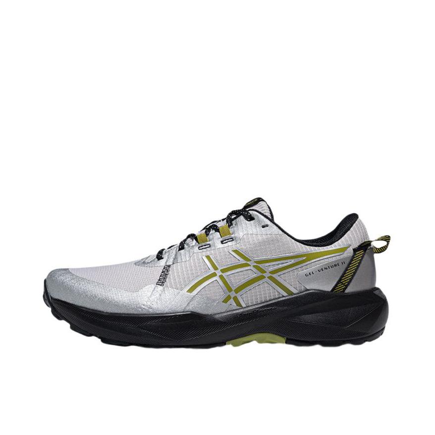 推荐商品：Asics/亚瑟士 GEL-VENTURE 11 越野跑鞋 橡胶减震透气抓地耐穿贴合网布防水 灰色/黄色