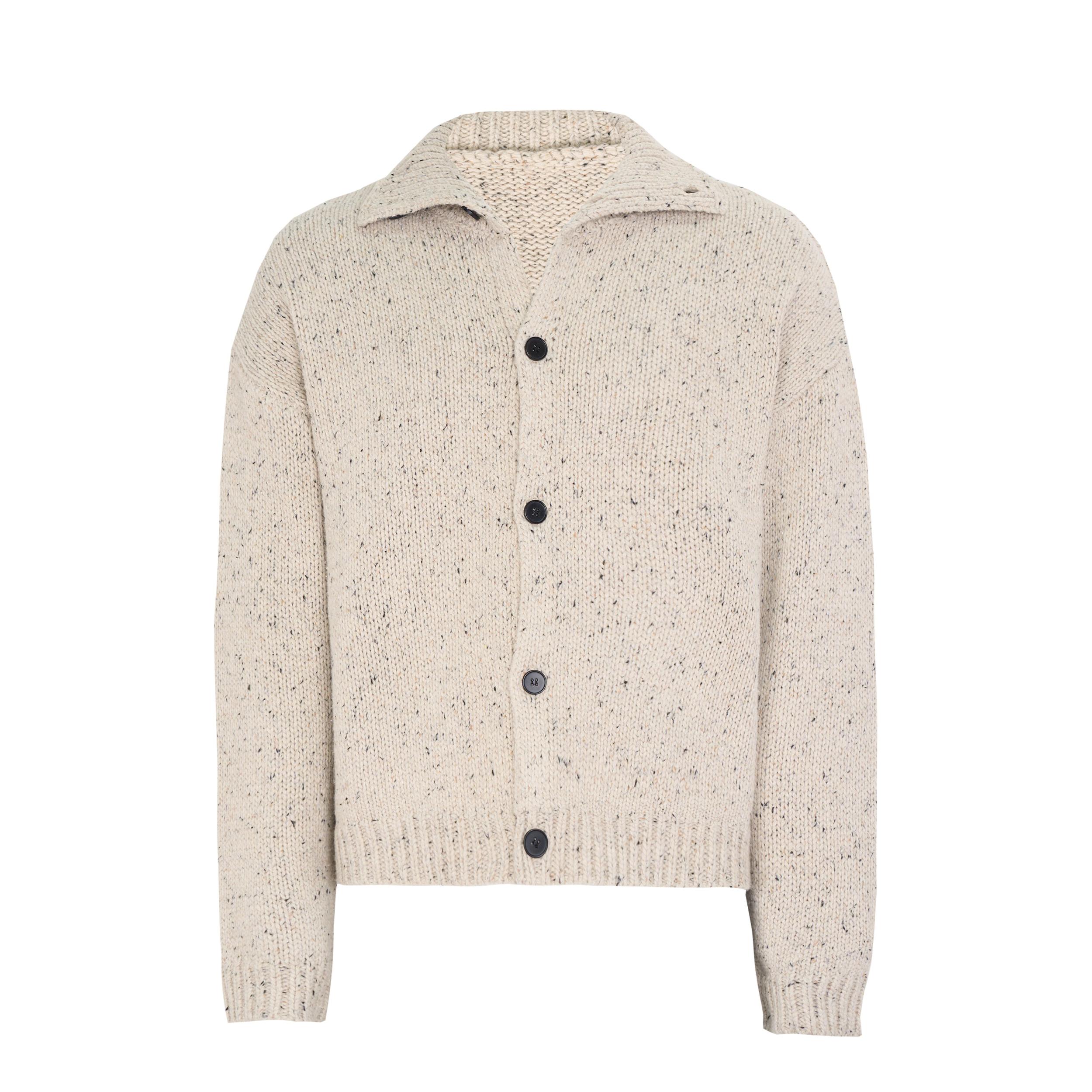 推荐商品：HermitCreate 亲肤花纱羊毛长袖针织衫 燕麦灰