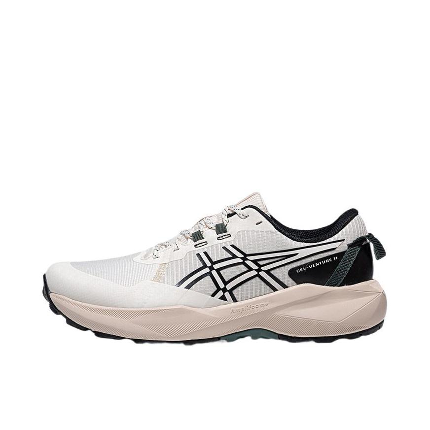 推荐商品：Asics/亚瑟士 GEL-VENTURE 11 越野跑鞋 橡胶减震透气抓地耐穿贴合网布防水 女款/燕麦色/燕麦色