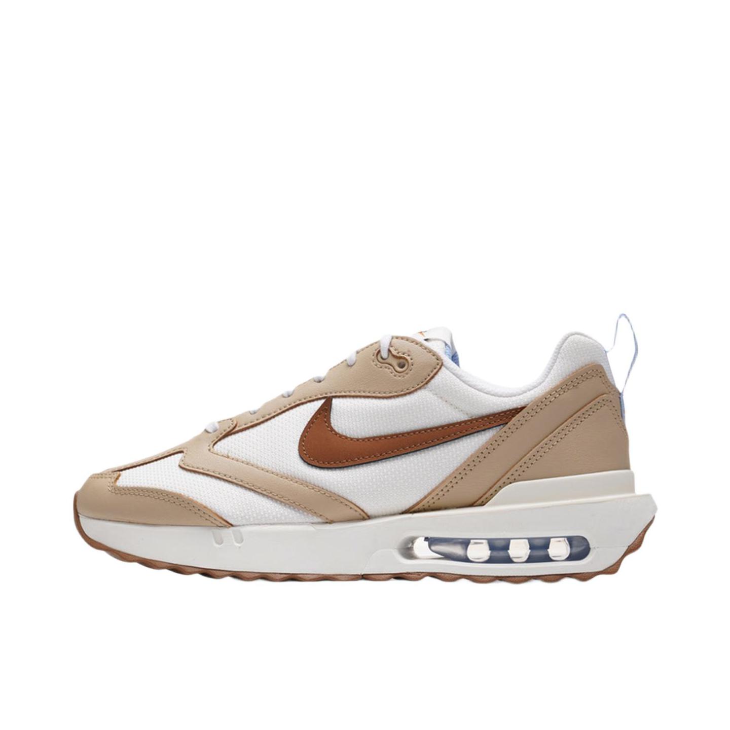 推荐商品：Nike Air Max Dawn 跑鞋 缓震大气圆头美式气垫轻便 帆白色/浅英国棕褐/淡象牙白/铝蓝色/醒目橙/亚麻色