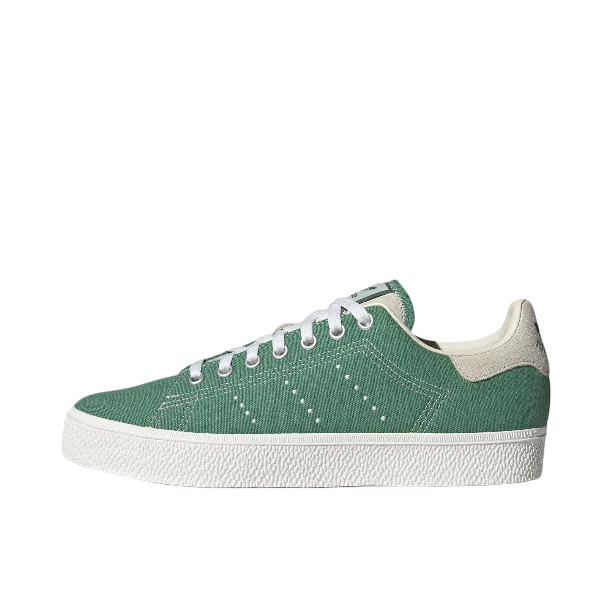 推荐商品：adidas Originals Stan Smith CS 板鞋 休闲防滑耐磨减震低帮 绿色/白色