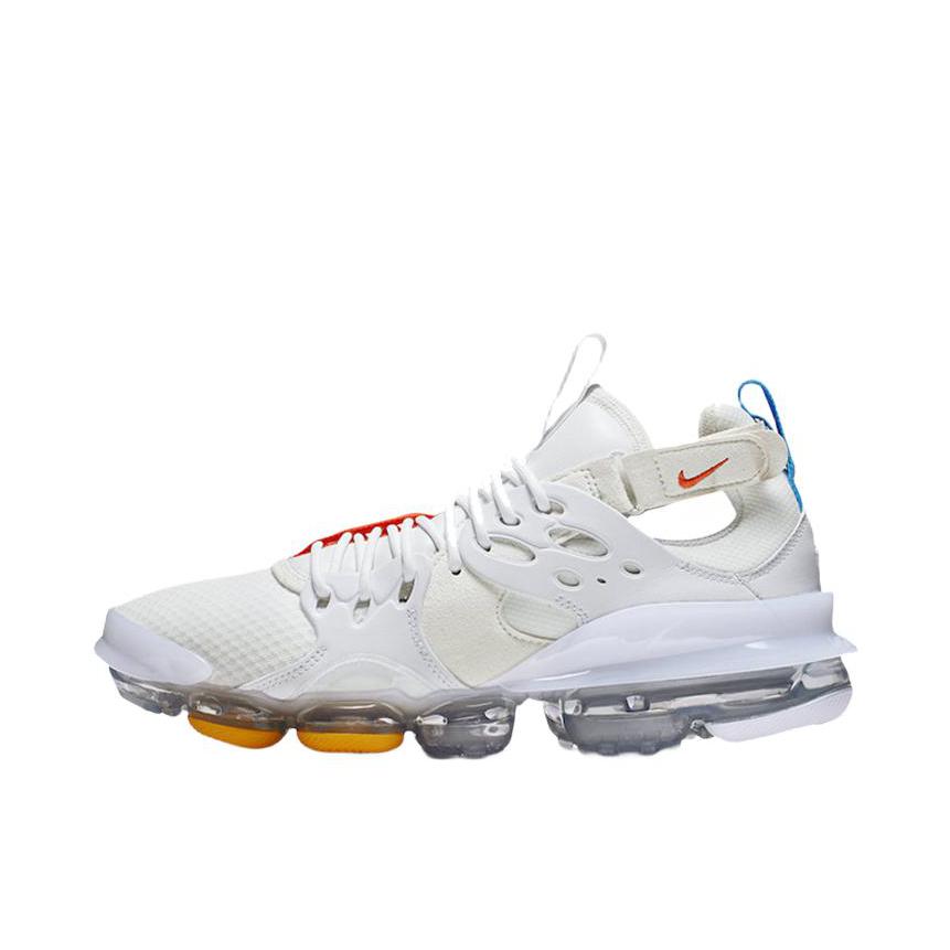 推荐商品：Nike Dimsix Vapormax 运动休闲鞋 气垫减震透气舒适轻便防滑全掌潮流 White/DodgerBlue/Red 男款/白色