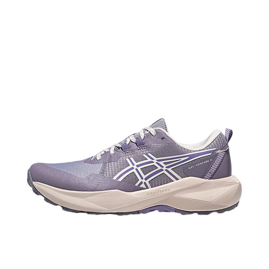 推荐商品：Asics/亚瑟士 GEL-VENTURE 11 越野跑鞋 橡胶减震透气抓地耐穿贴合网布防水 女款/灰色/紫色