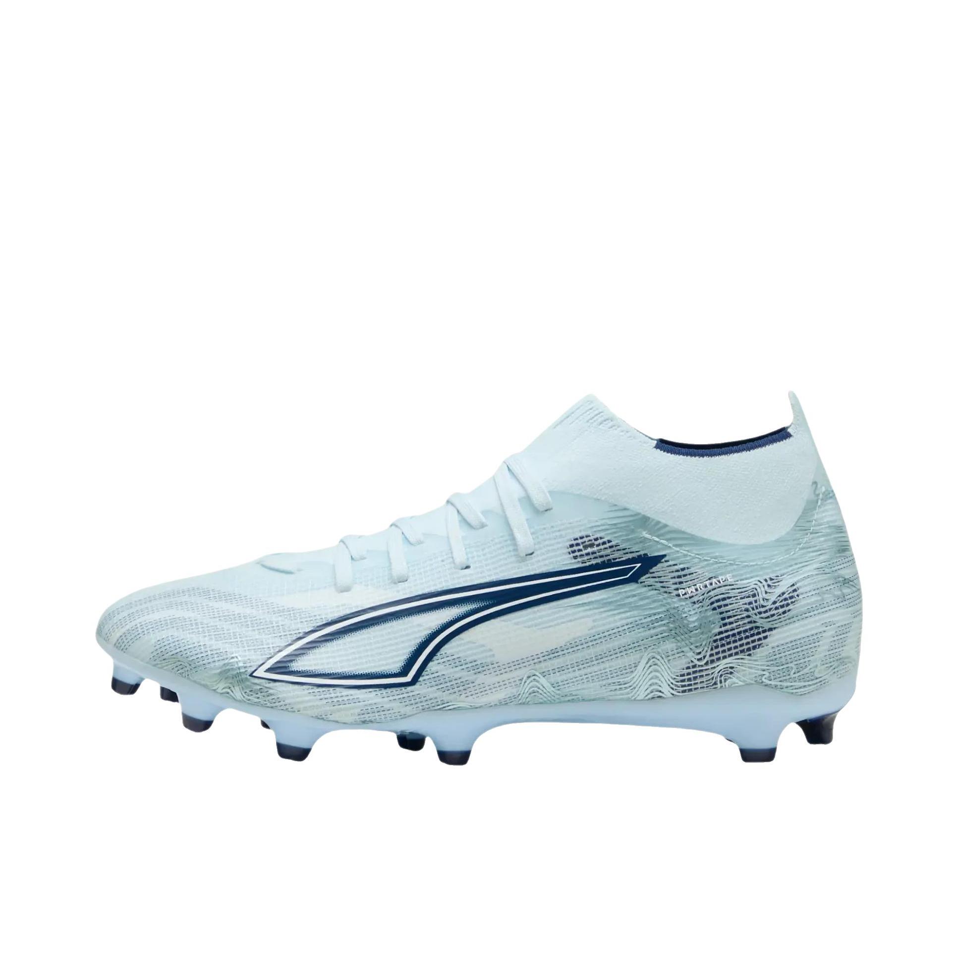 推荐商品：Puma/彪马 Ultra 6 Match FG/AG 足球鞋 混钉运动低帮系带圆头 天蓝色