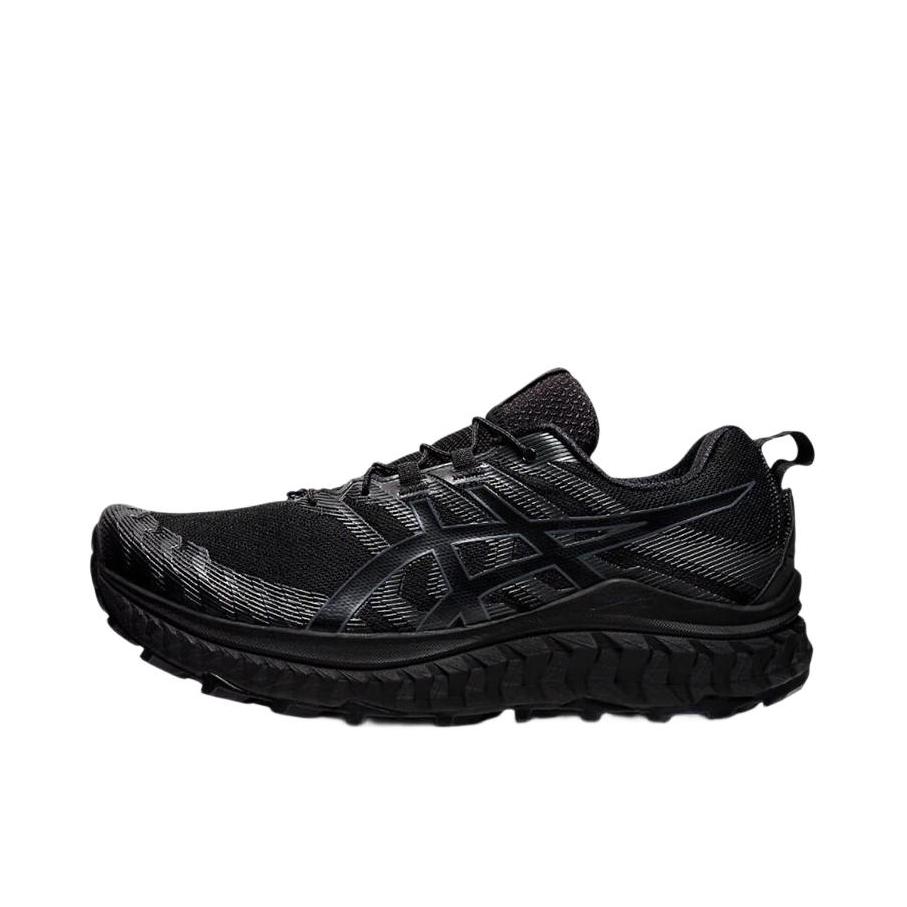 推荐商品：Asics/亚瑟士 Trabuco Max 跑鞋 越野避震缓冲防滑耐磨舒适轻便合成革织物 黑色