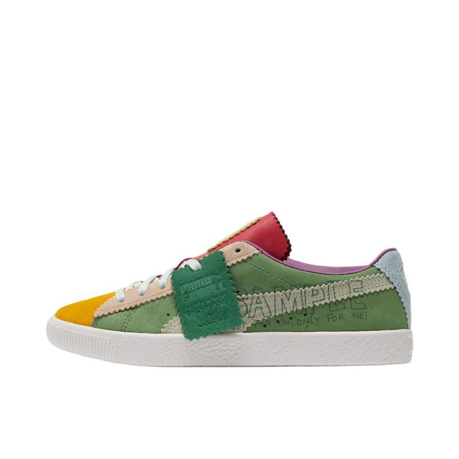推荐商品：Puma/彪马 Suede Vtg Michael Lau Q2 板鞋 防滑耐磨增高 墨绿色/电子蓝