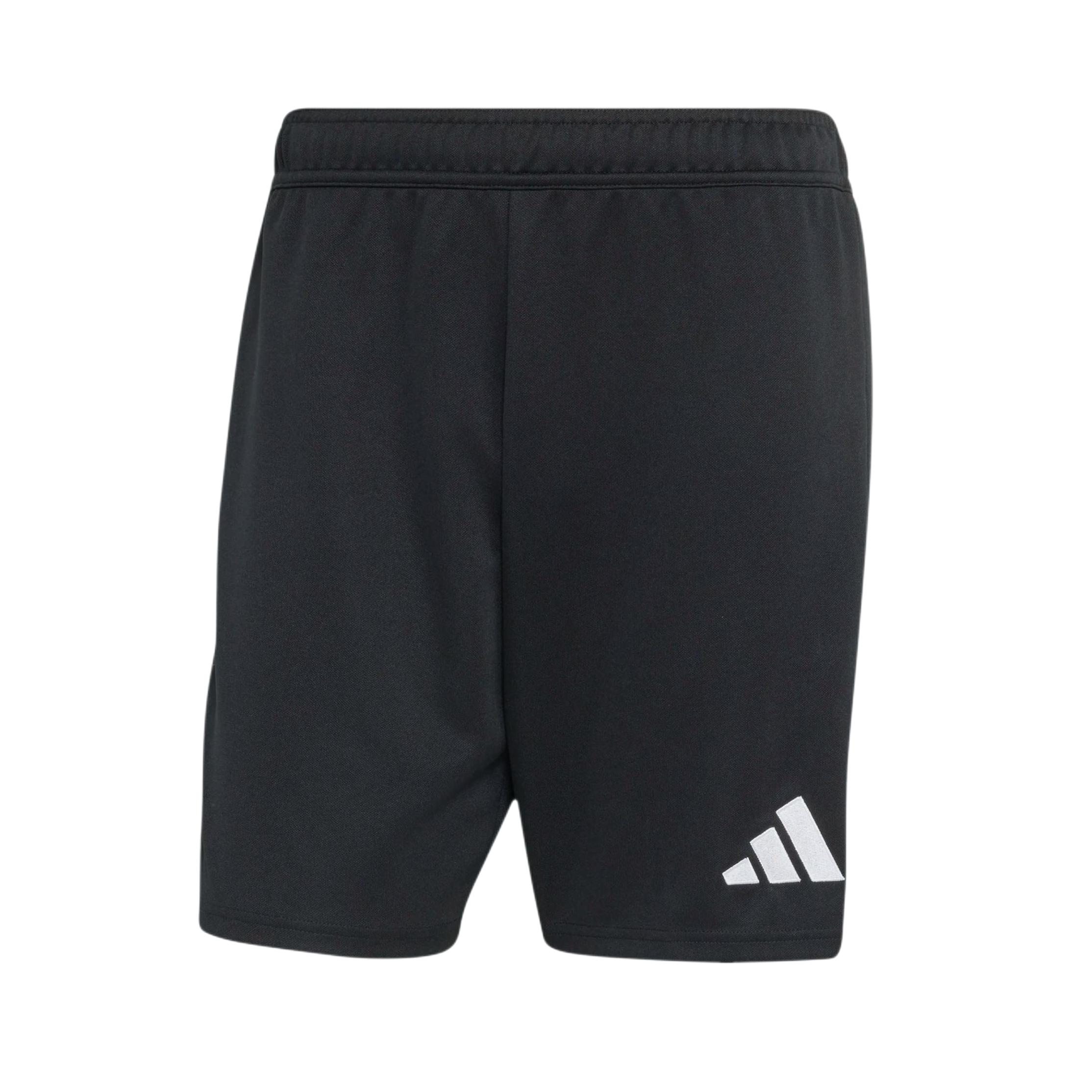 推荐商品：Adidas/阿迪达斯 松紧徽标三分拼接足球裤 KF5954 黑