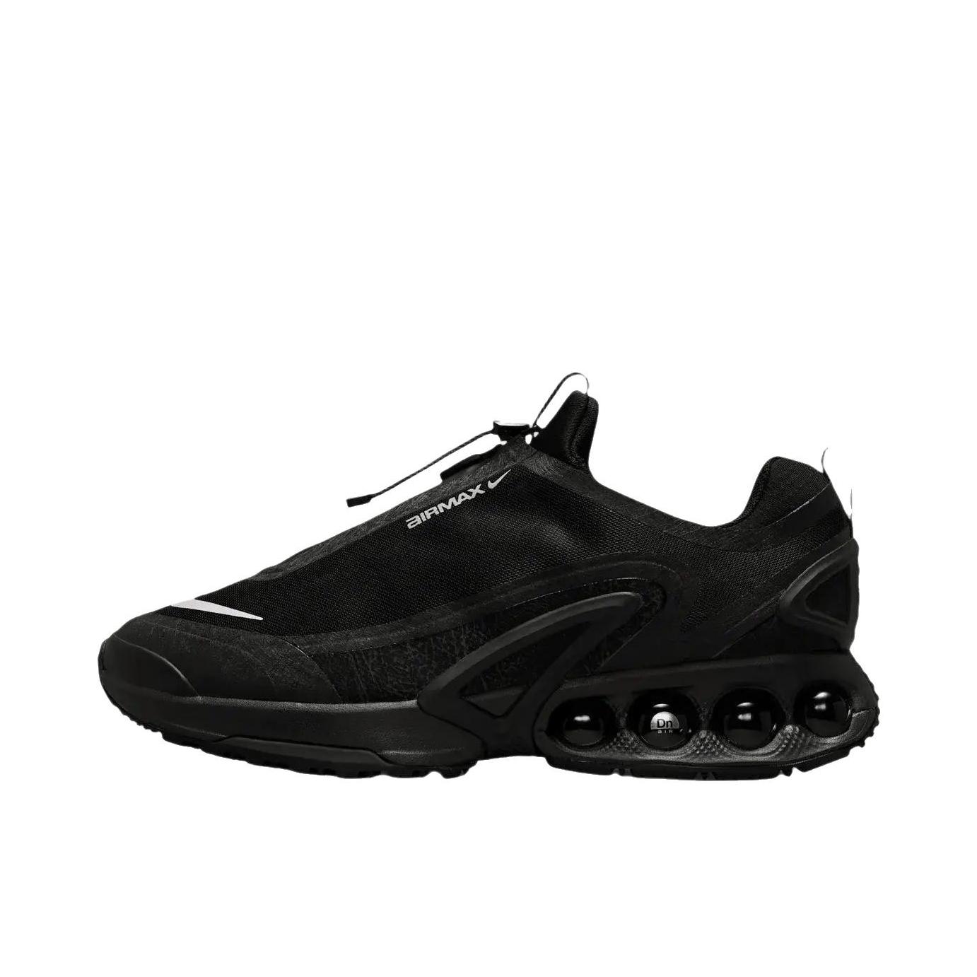 推荐商品：Nike Air Max Dn 运动休闲鞋 柔软防滑耐磨缓震回弹支撑网布透气低帮平跟贴合 神秘黑
