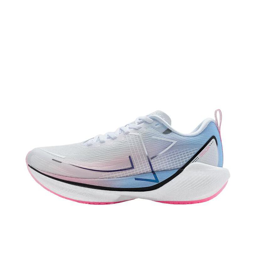 推荐商品：特步 360X 跑鞋 碳板马拉松缓震回弹提速训练体考竞速网面圆头 男款/珞樱