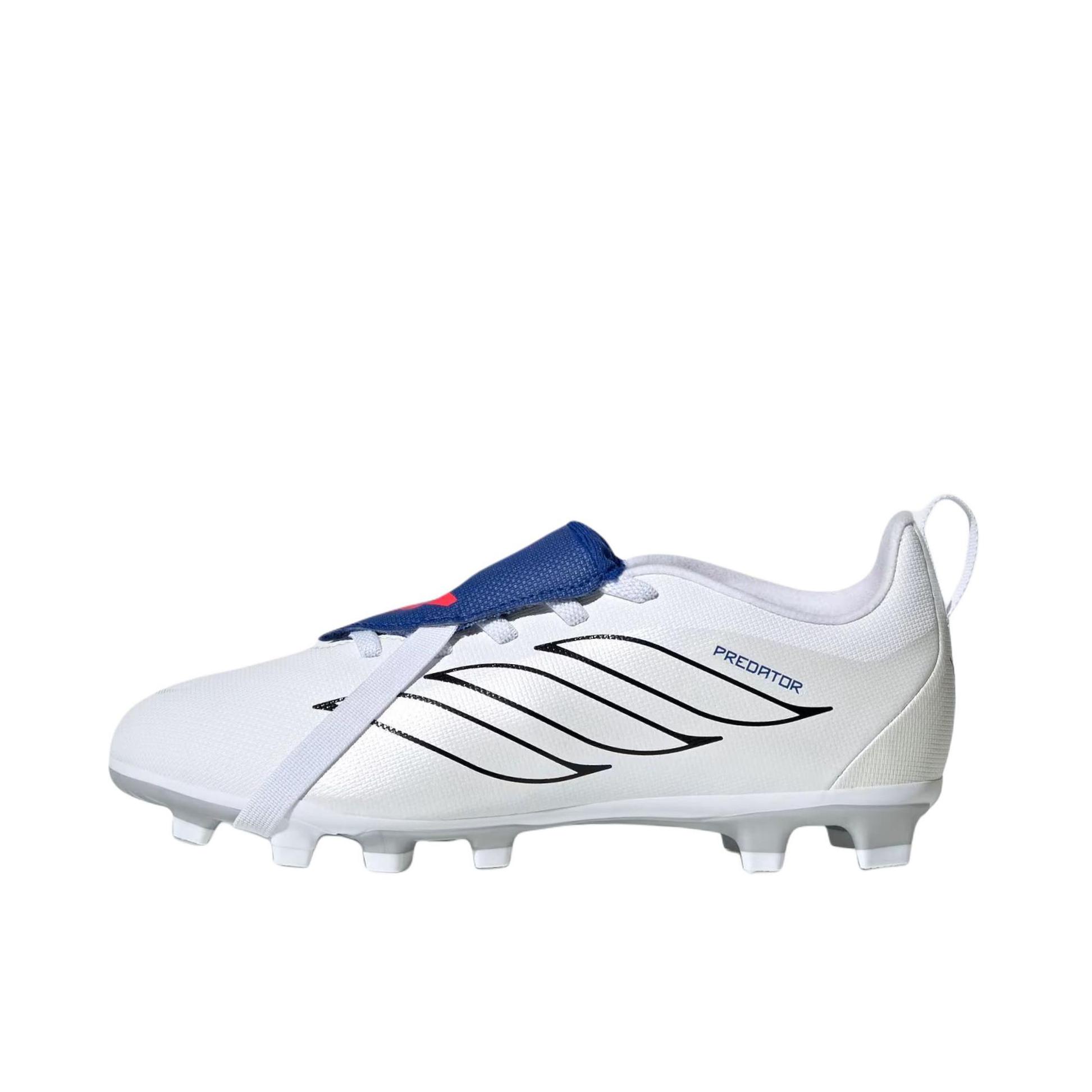 推荐商品：adidas Predator Club FG/MG 足球鞋 混钉硬场地舒适 大童/白色/黑色