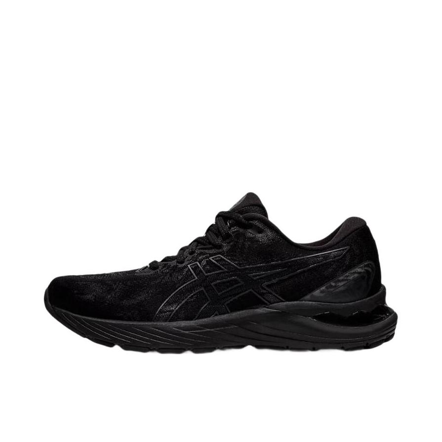 推荐商品：Asics/亚瑟士 Gel-Cumulus 23 跑鞋 缓震回弹防滑耐磨舒适透气织物轻便圆头 黑色