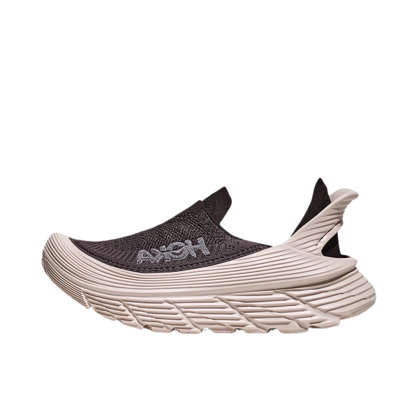 推荐商品：HOKA ONE ONE Restore TC 舒适缓震 防滑耐磨 轻便透气 织物 休闲运动 登山 跑鞋 银河灰/云雾灰