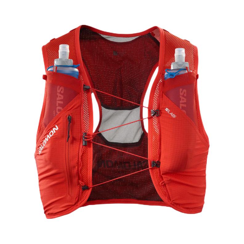 Salomon/萨洛蒙 系带短款无袖Logo印花背心 LC2096100 红