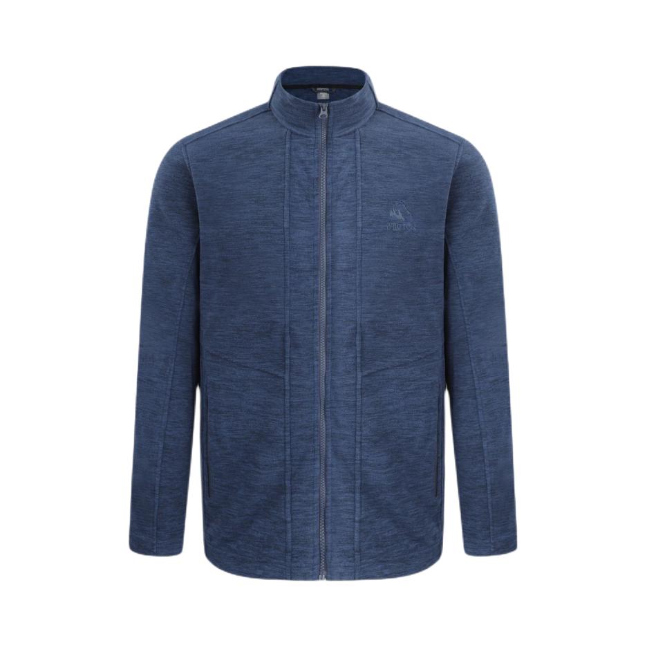 推荐商品：Arctos/极星 防风保暖加绒加厚内胆抓绒衣 AGJD22508 彩蓝/男