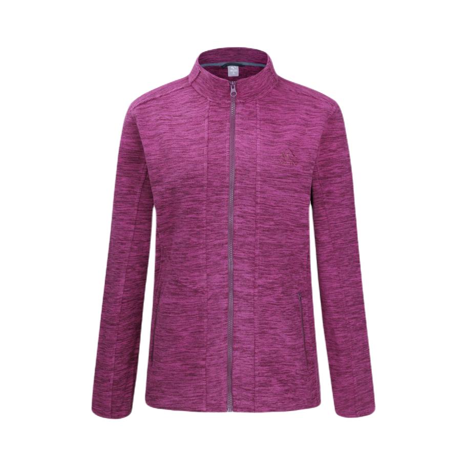 推荐商品：Arctos/极星 防风保暖加绒加厚内胆抓绒衣 AGJD22508 紫蓝/女