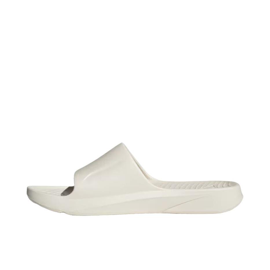 推荐商品：adidas LIGHTSHIFT SLIDES 拖鞋 柔软舒适厚底低跟一字 米色/白色 