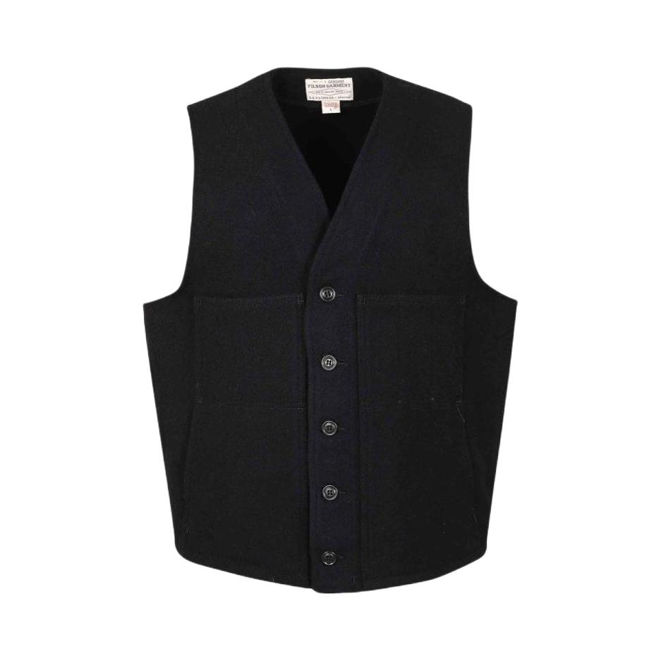 推荐商品:FILSON V领无袖羊毛马甲 FMGIL0059UT3081309 蓝