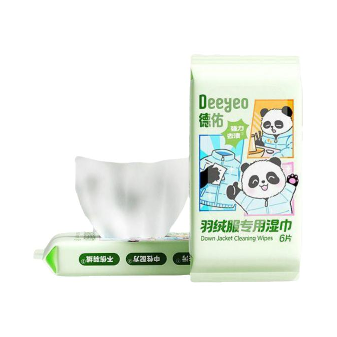推荐商品：Deeyeo/德佑 羽绒服专用湿巾