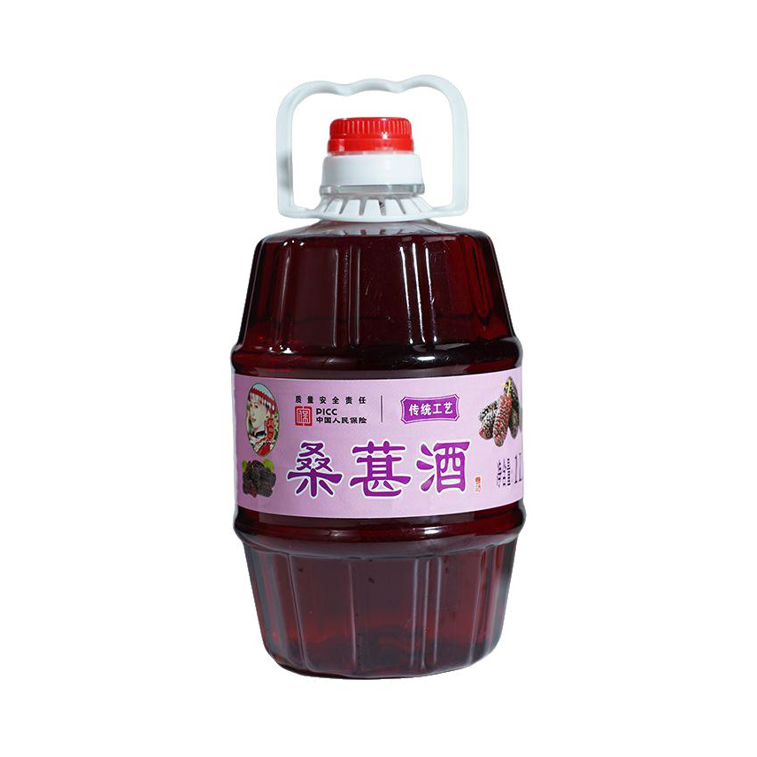 推荐商品：洞乡花 1L 12%vol 桑葚酒 桶装