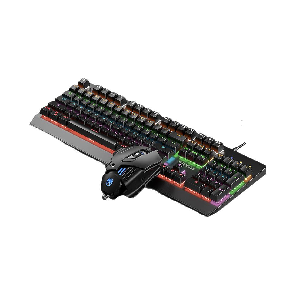 推荐商品：派仕盾牧马人 MX600+K600 键鼠套装 26种灯效 全键无冲