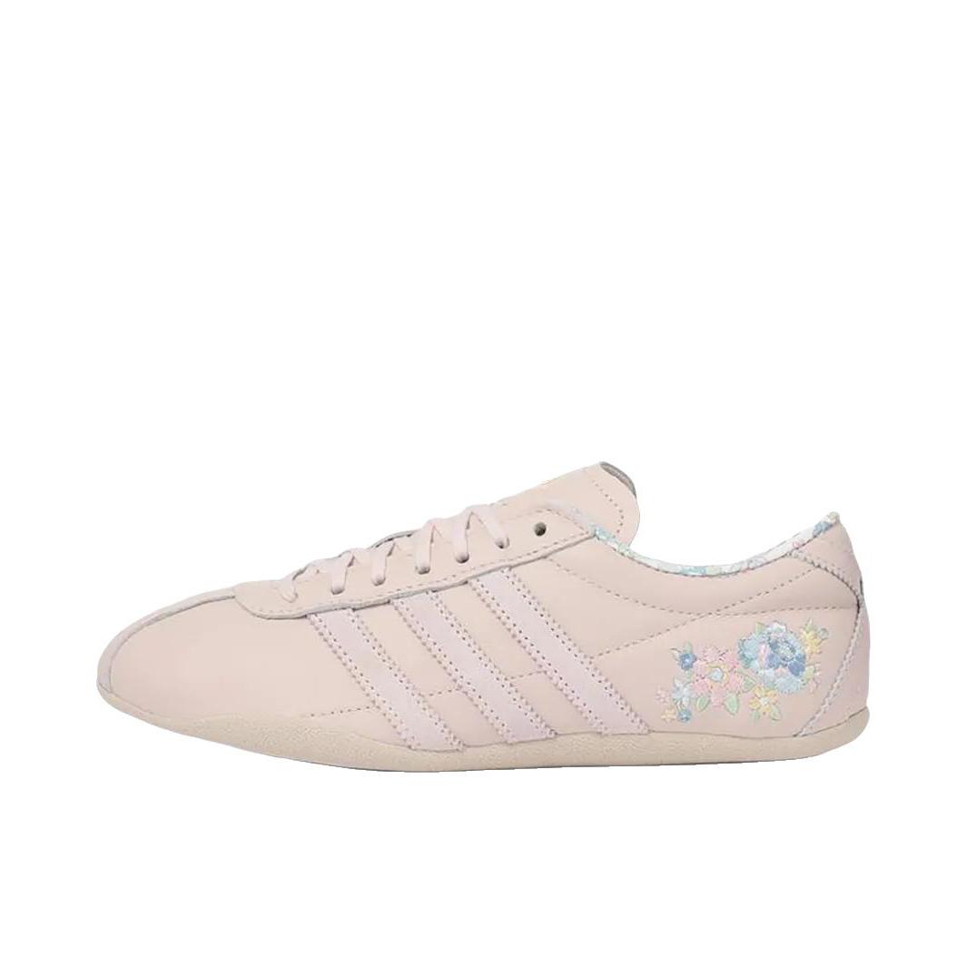 推荐商品：adidas Originals Tokyo 运动休闲鞋 德训鞋 防滑耐磨舒适低帮圆头平跟复古时尚百搭薄底 Liberty London联名/粉色 