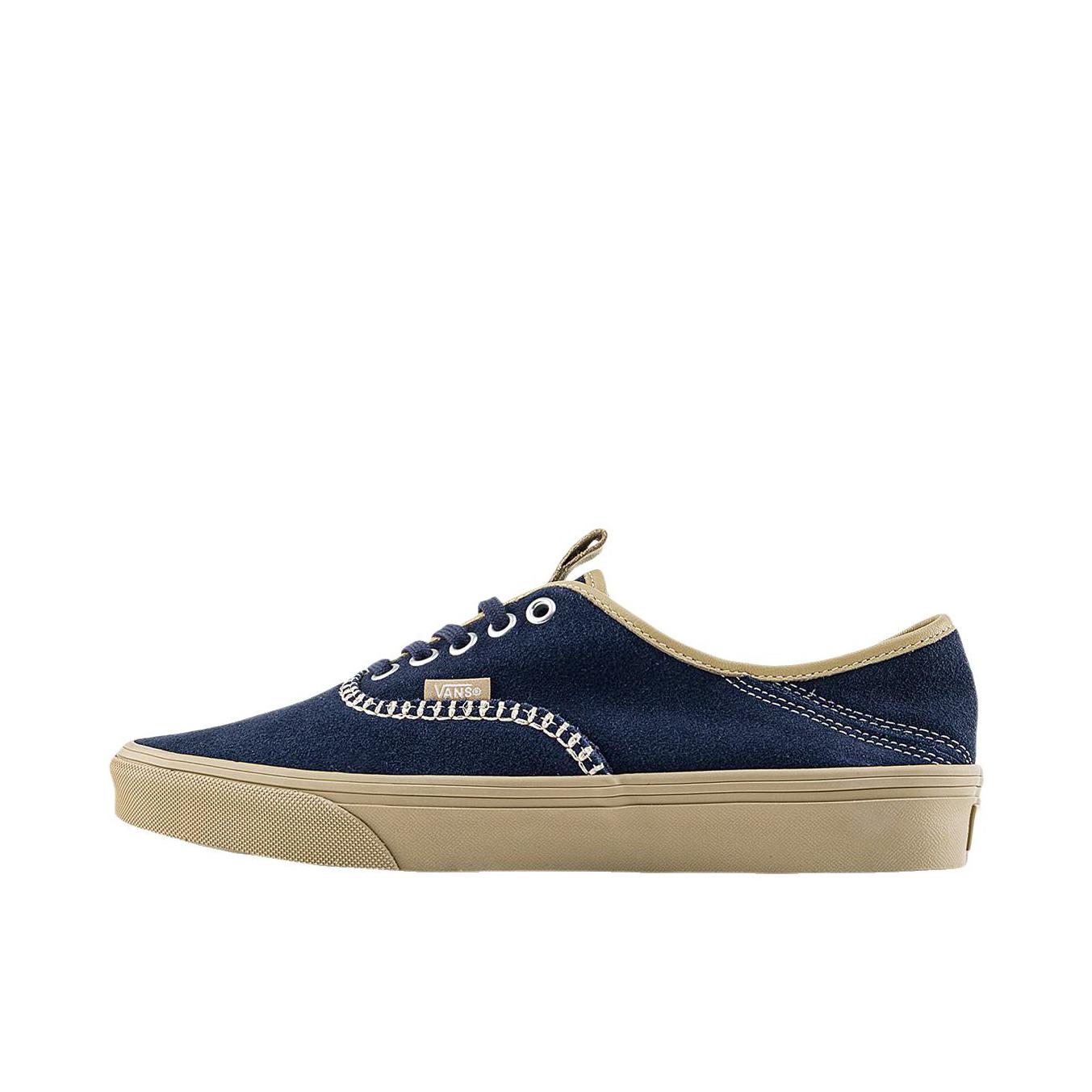推荐商品：Vans/范斯 Authentic Kickdown 2.0 帆布鞋 舒适防滑系带 深蓝色
