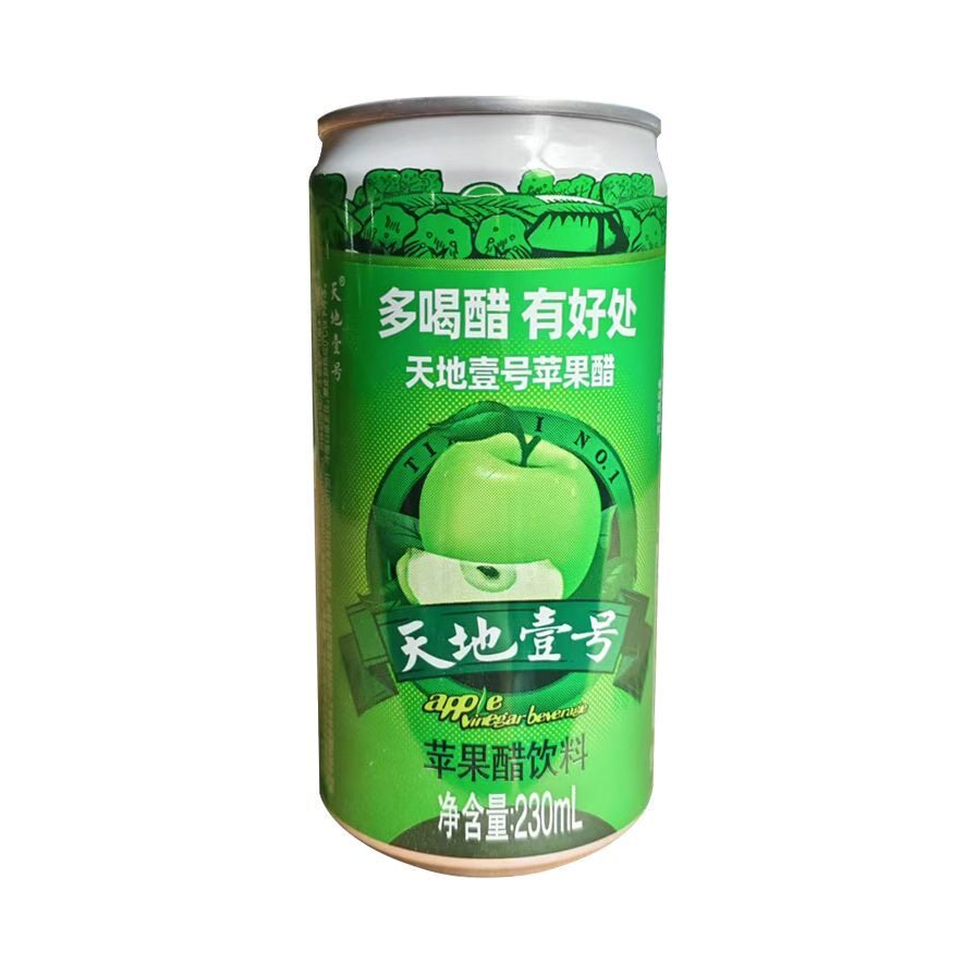 推荐商品：天地壹号 230ml 苹果醋饮料 罐装