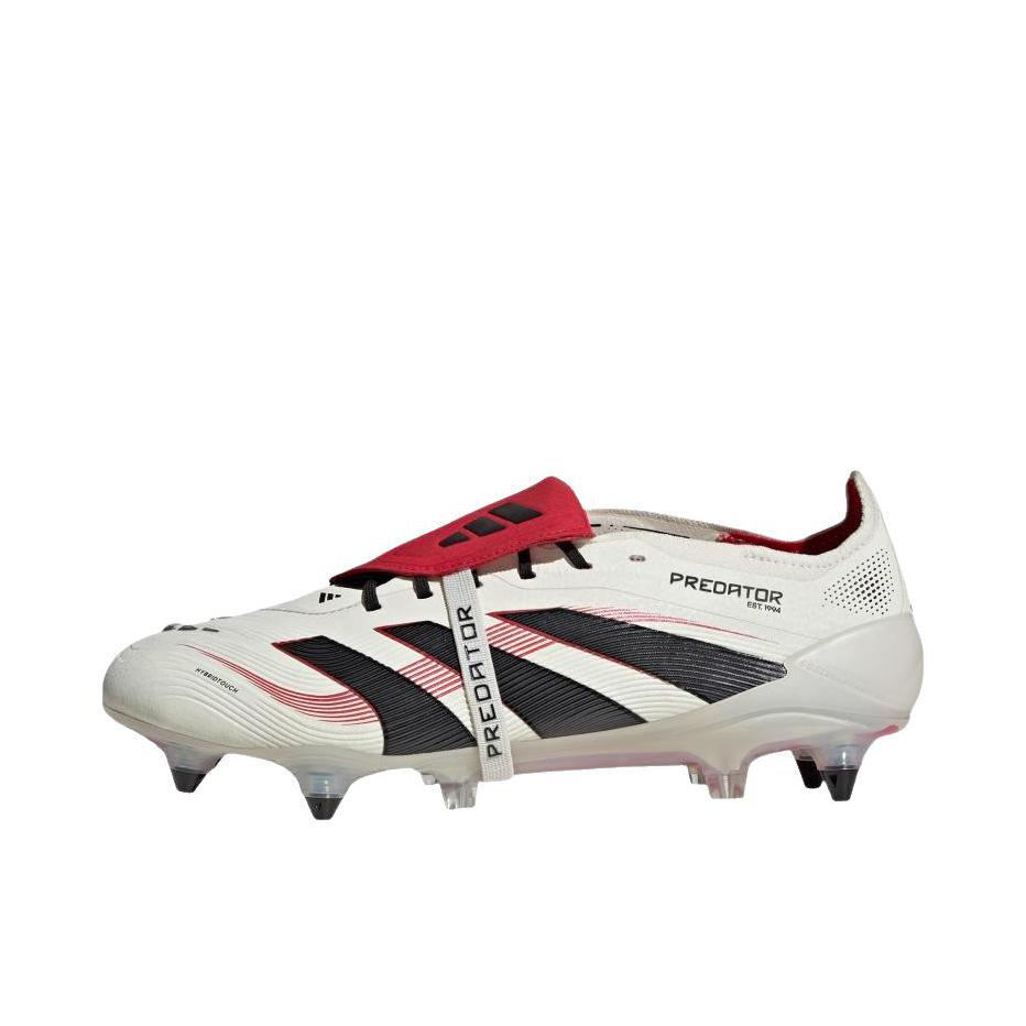 推荐商品：adidas Predator Elite FT SG 足球鞋 金属长钉天然草地训练比赛防滑贴合 奶白色 