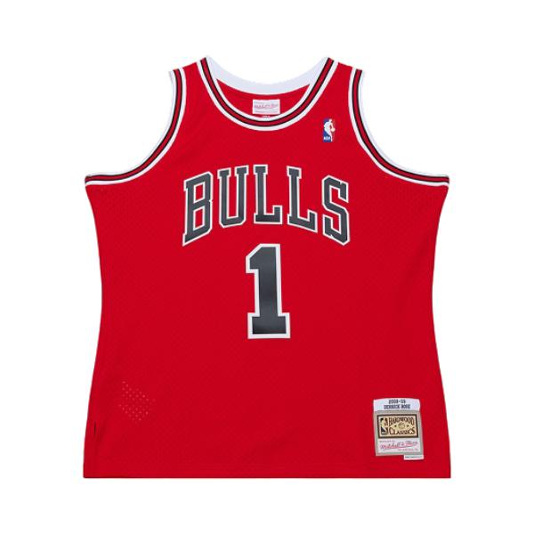 推荐商品：Mitchell Ness 罗斯 芝加哥公牛队环保日 1号球衣 08-09/Home/SW