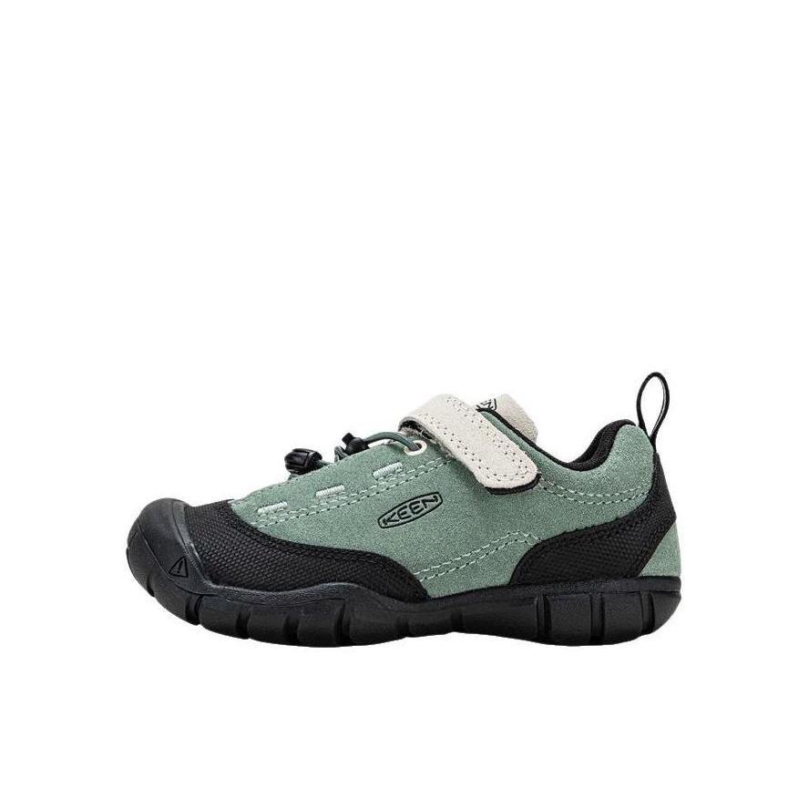 推荐商品：KEEN Jasper Ⅱ 防滑耐磨 舒适透气 减震 百搭休闲 登山 户外徒步 绒面 儿童户外鞋 1027744 小童/荷叶绿/桦木色