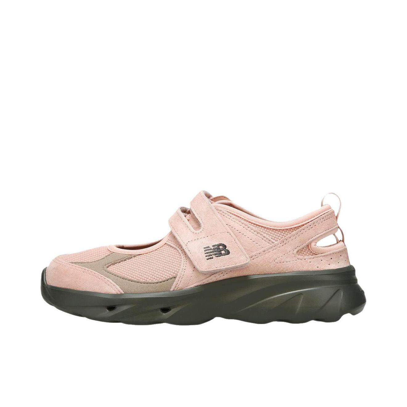 推荐商品：New Balance Breeze 2202 防滑 低帮 圆头 魔术贴 运动休闲鞋 B宽/女款/粉色 