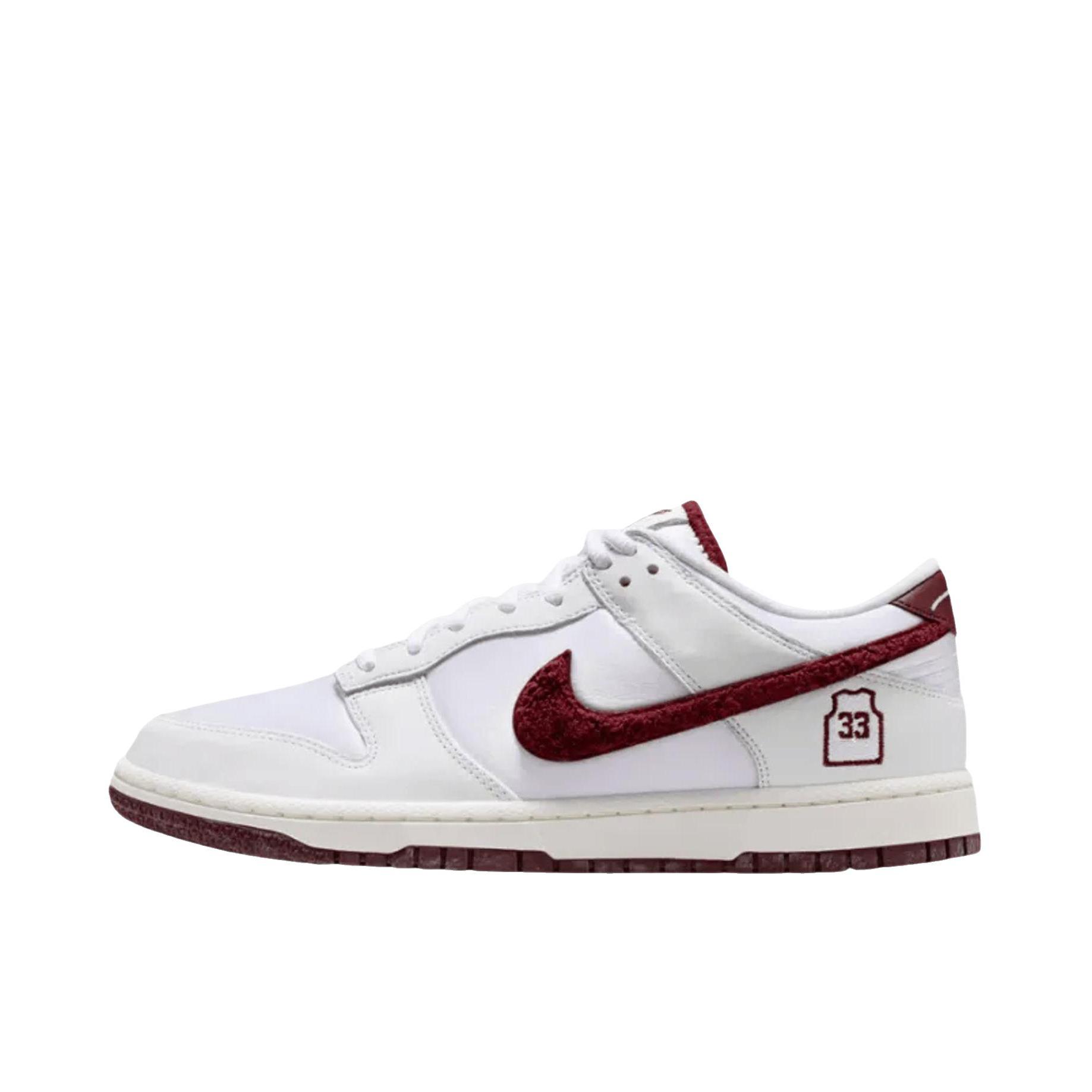 推荐商品：Nike Dunk 板鞋 经典复古百搭 Kobe Bryant联名/白色/酒红色