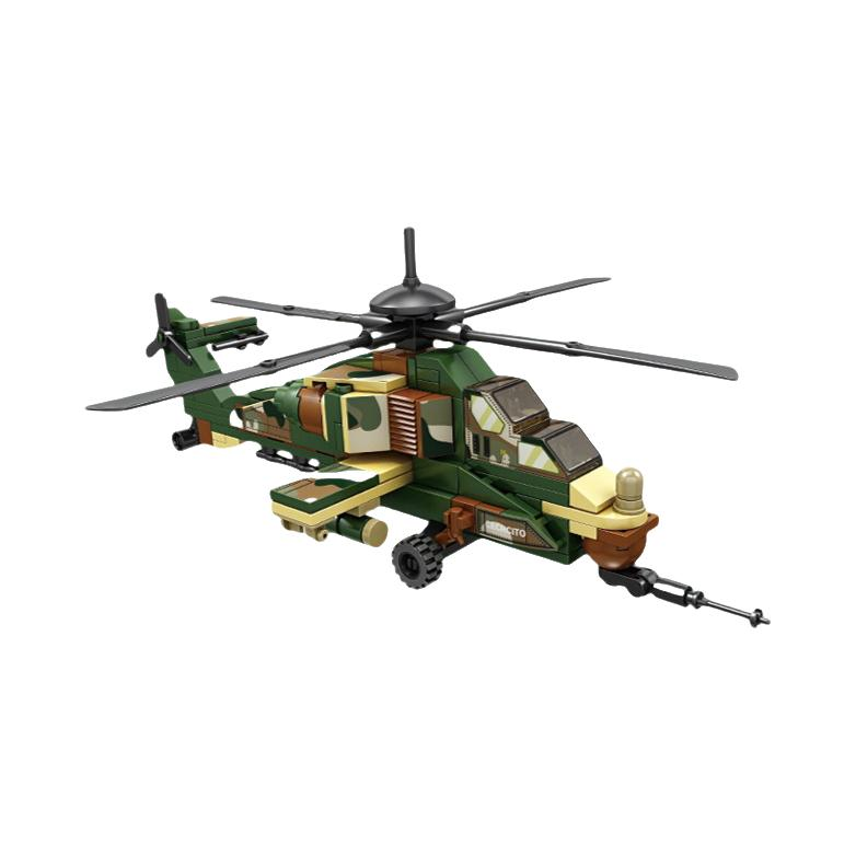 推荐商品：KAZI/开智 军事系列 AH-2古茶隼 积木 KY84135