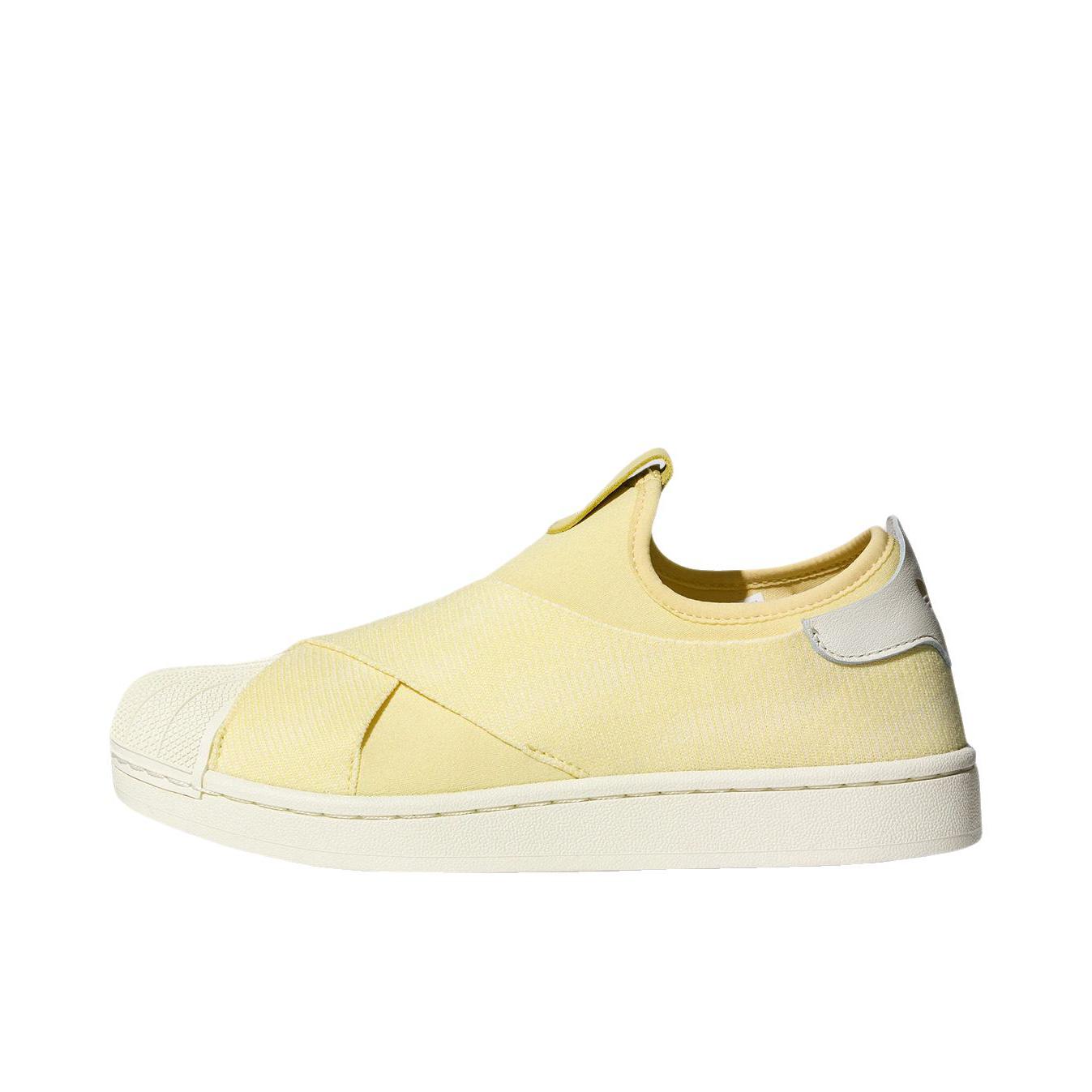 推荐商品：adidas Originals SUPERSTAR II SLIP-ON 板鞋 贝壳头低帮时尚贴合一脚蹬 草原棕/象牙白