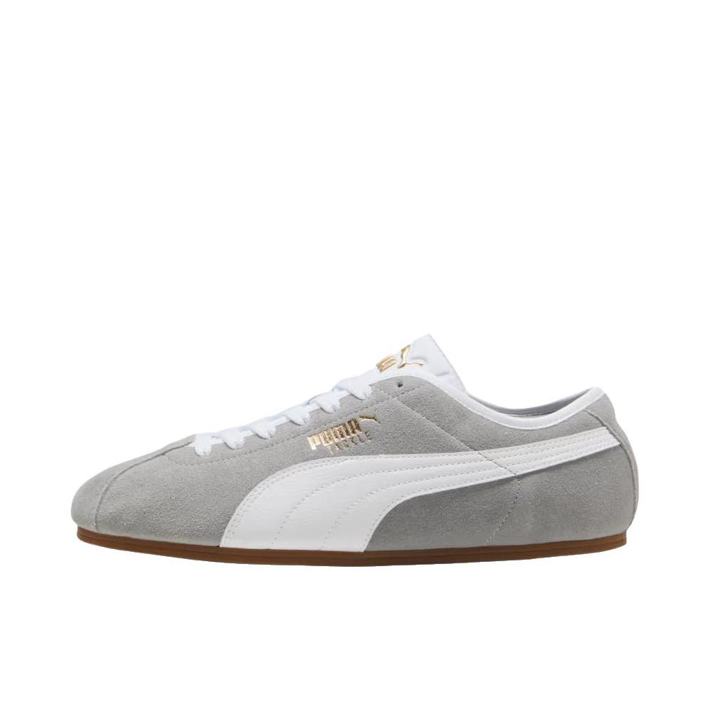 推荐商品：【张凌赫同款】 Puma/彪马 Tackle 运动休闲鞋 舒适简约复古百搭减震圆头薄底包裹性贴合 烟灰色