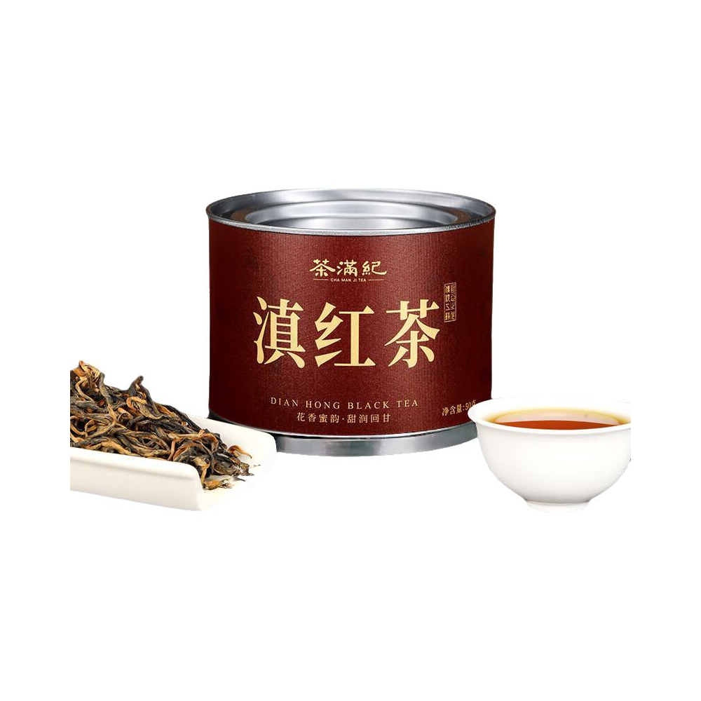 推荐商品：茶满纪 一级 滇红茶 罐装