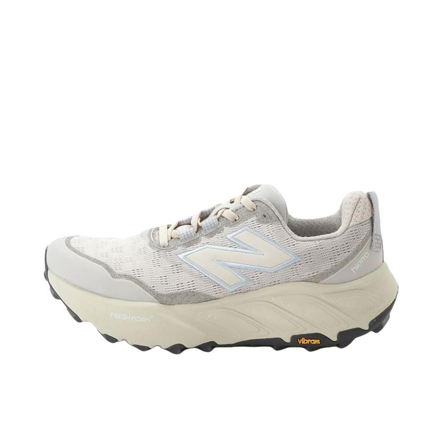 推荐商品：New Balance Fresh Foam X Hierro v9 跑鞋 防滑耐磨低帮越野轻量耐久圆头贴合支撑  EMMI联名/B宽/女款/米色/灰色