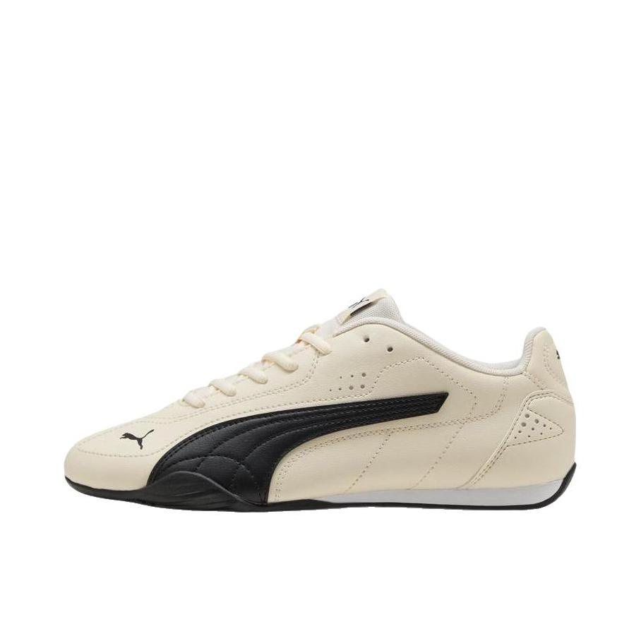 推荐商品：Puma/彪马 Catch 运动休闲鞋 潮流复古舒适百搭赛车风薄底 米色/黑色