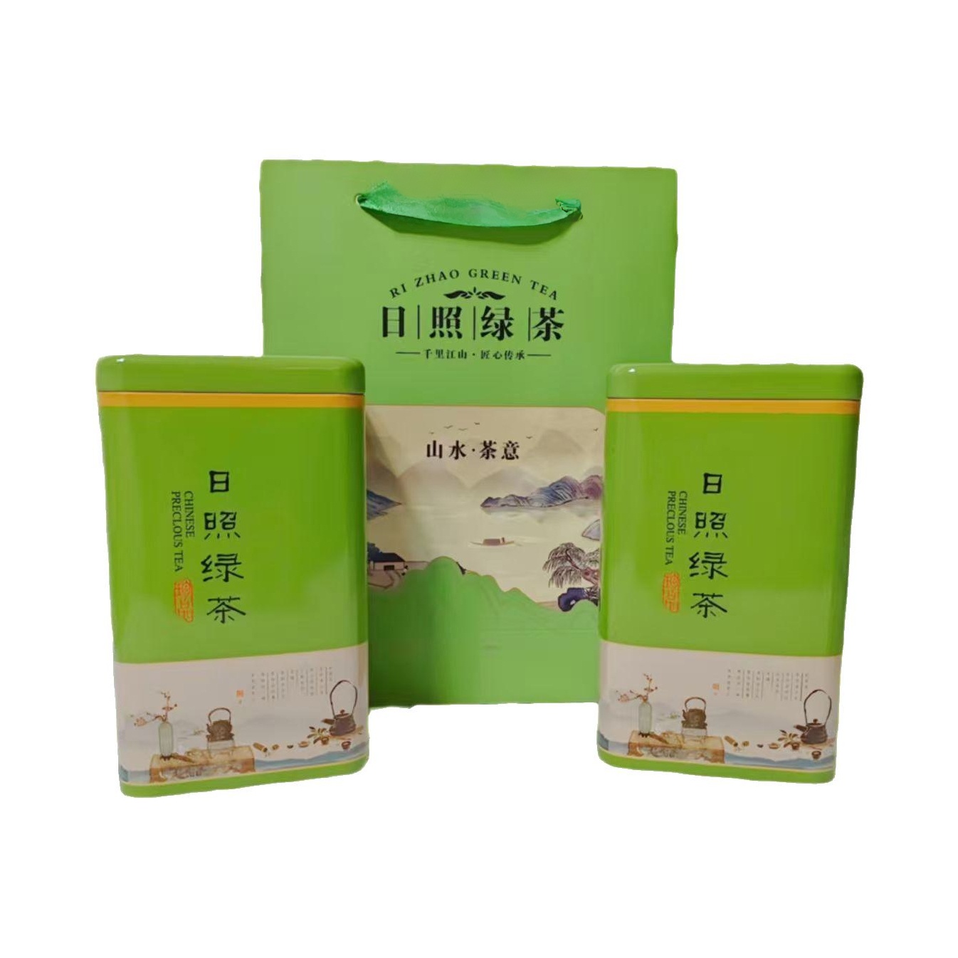 推荐商品：悦春园 日照绿茶 罐装