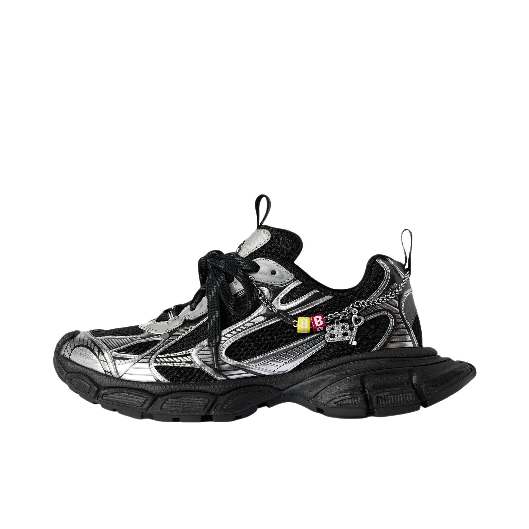 推荐商品：Balenciaga 巴黎世家 Gradient 老爹鞋 圆头系带低帮厚底 女款/黑色