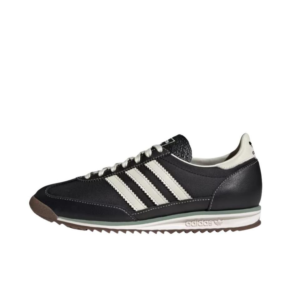 推荐商品：adidas Originals SL 72 OG 运动休闲鞋 橡胶圆头系带 米色/白色/核心黑