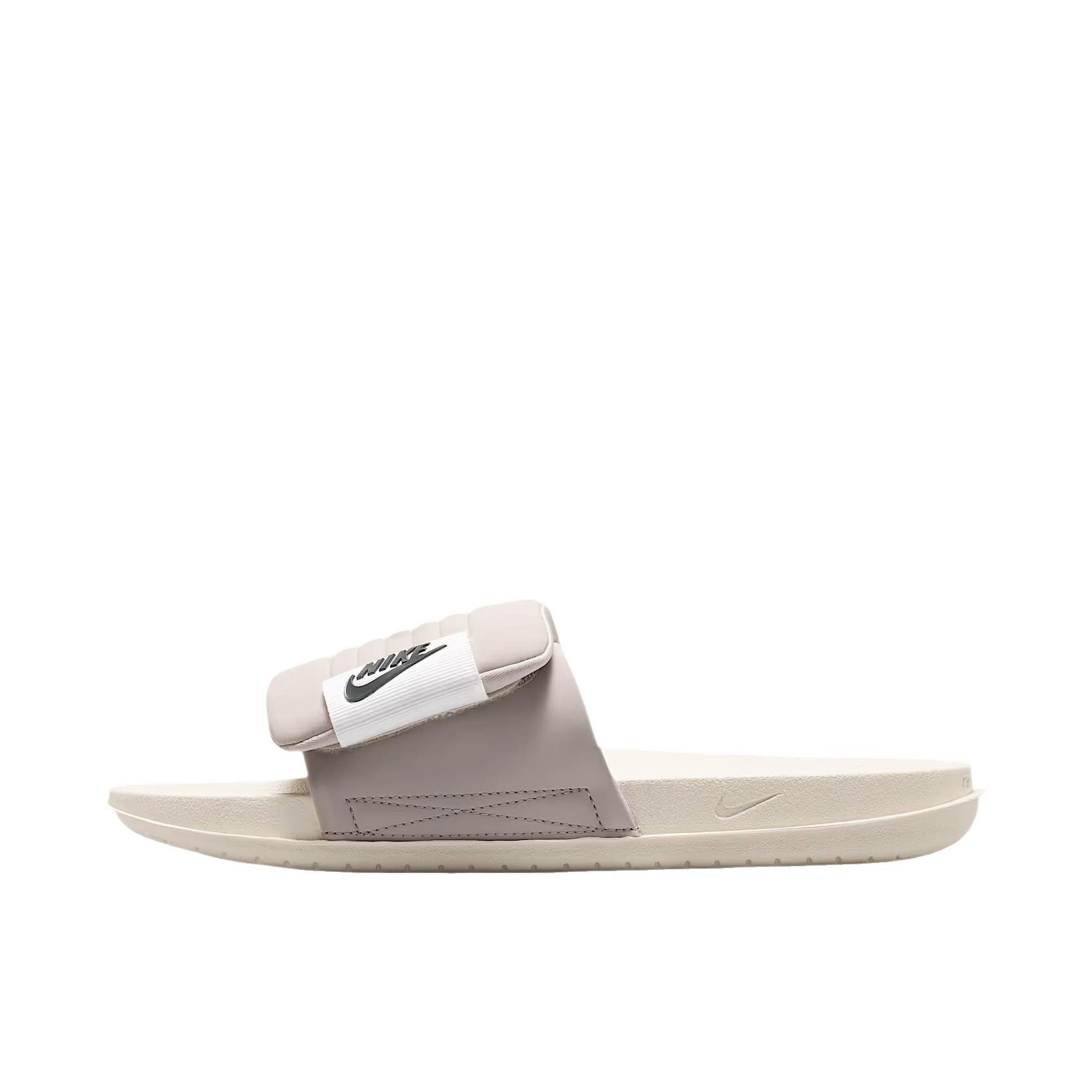 推荐商品：Nike Offcourt Adjust Slide 防滑耐磨 缓震 魔术贴 防水 外穿 一字 运动拖鞋 幻影灰/白色/大学灰/山峰白/灰色/黑色
