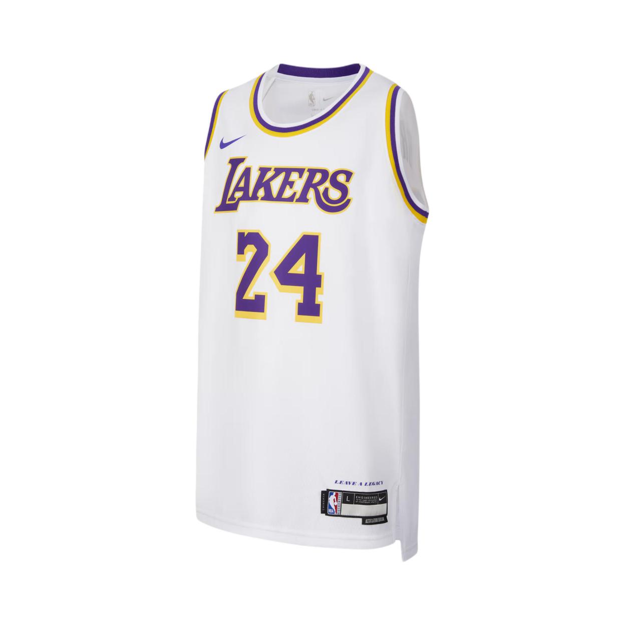 推荐商品：Nike/耐克童装 徽标圆领透气篮球服 中大童 白