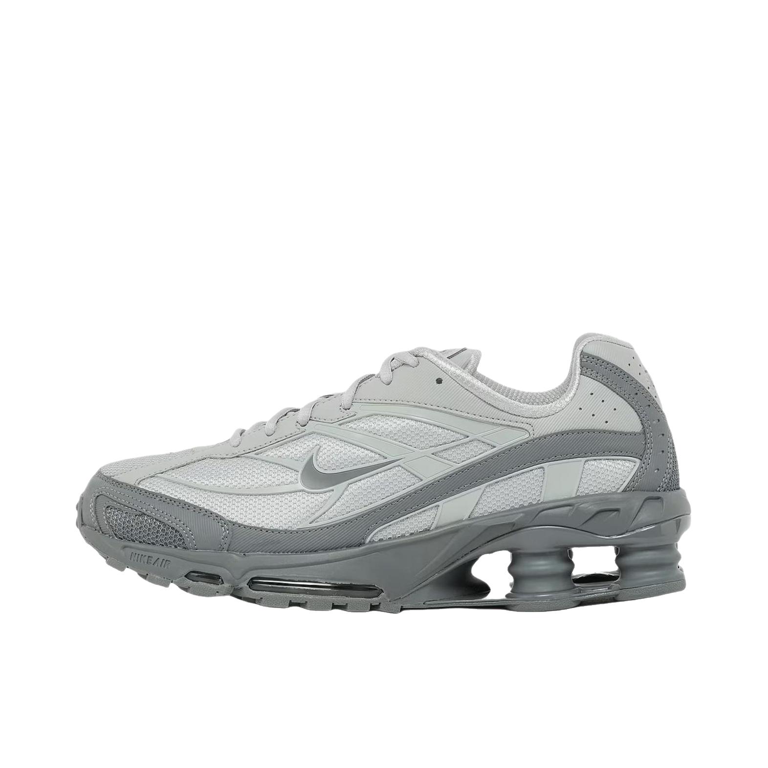 推荐商品：Nike Shox Ride 2 跑鞋 织物防滑耐磨复古支撑贴合回弹 浅烟灰色
