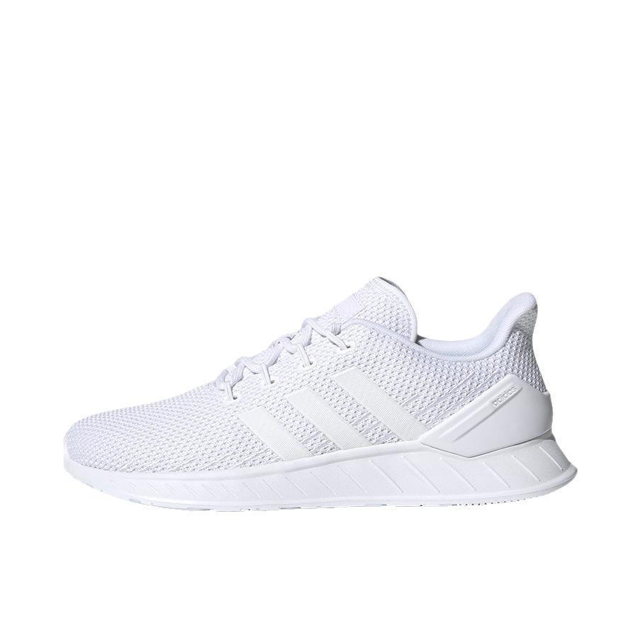 推荐商品：adidas Questar Flow NXT 运动休闲鞋 防滑耐磨轻便透气舒适缓震简约 白色
