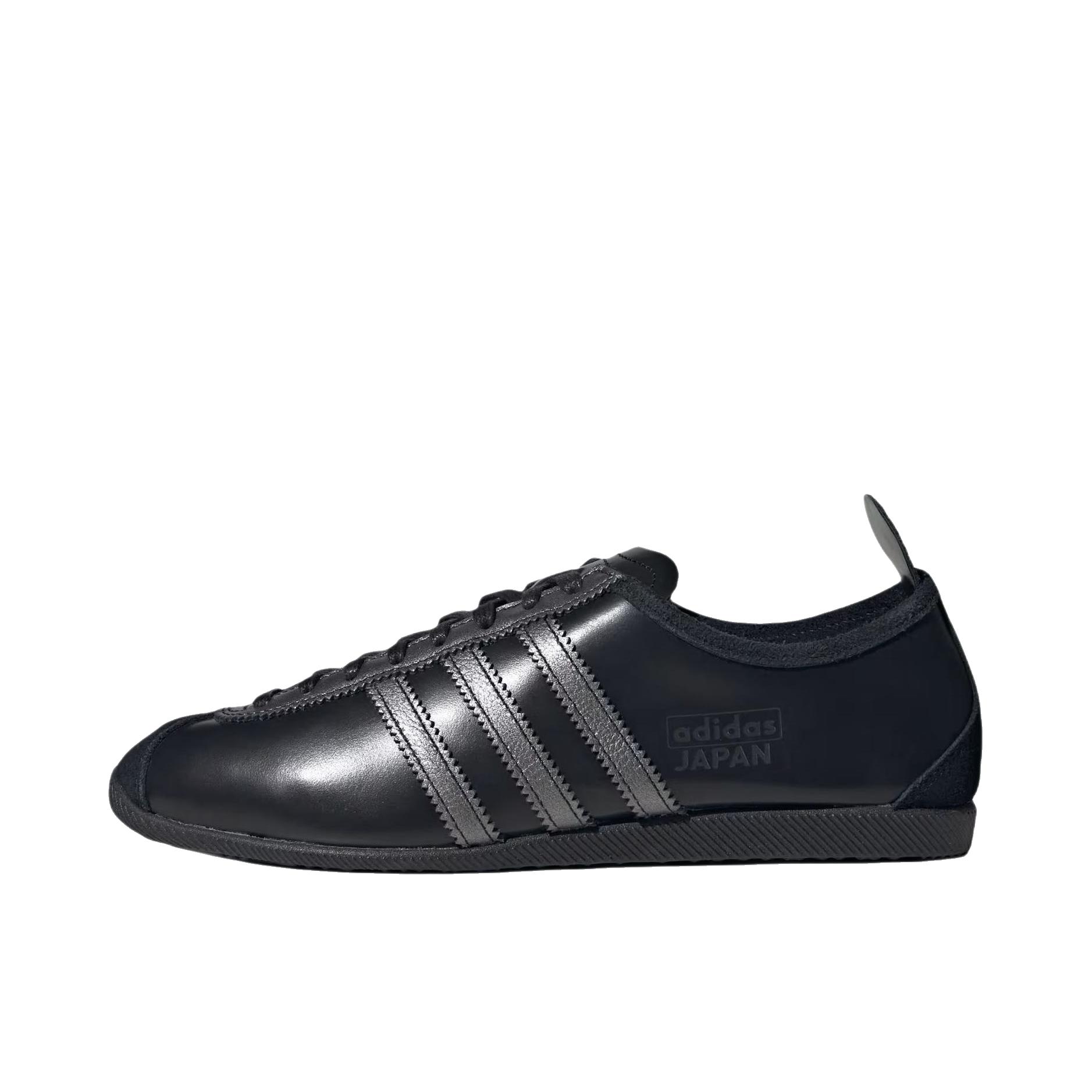 推荐商品：adidas Originals JAPAN Pro 运动休闲鞋 百搭系带圆头平跟 黑色