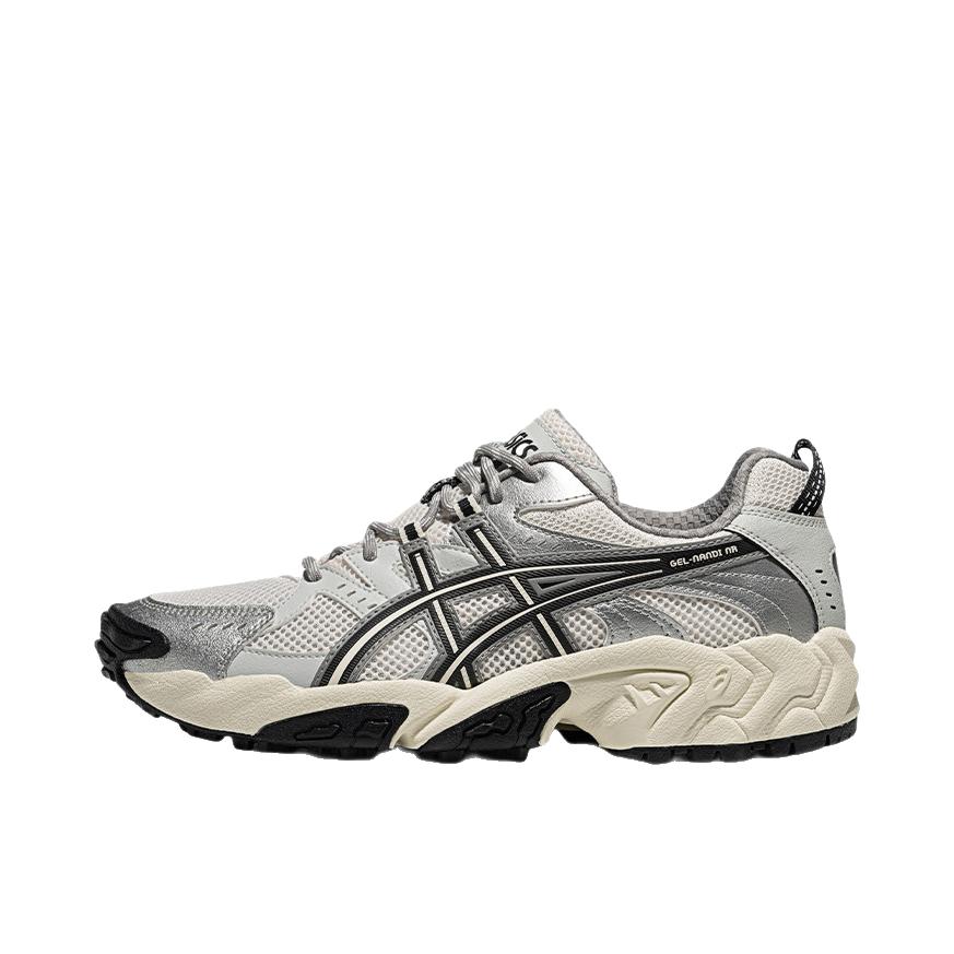 推荐商品：Asics/亚瑟士 Gel-Nandi 跑鞋 缓震回弹防滑耐磨舒适透气复古百搭织物合成革 白色/黑色