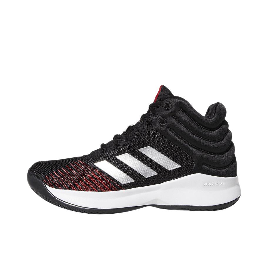 推荐商品：adidas Pro Spark 2018 篮球鞋 防滑耐磨缓震实战 黑/红/白