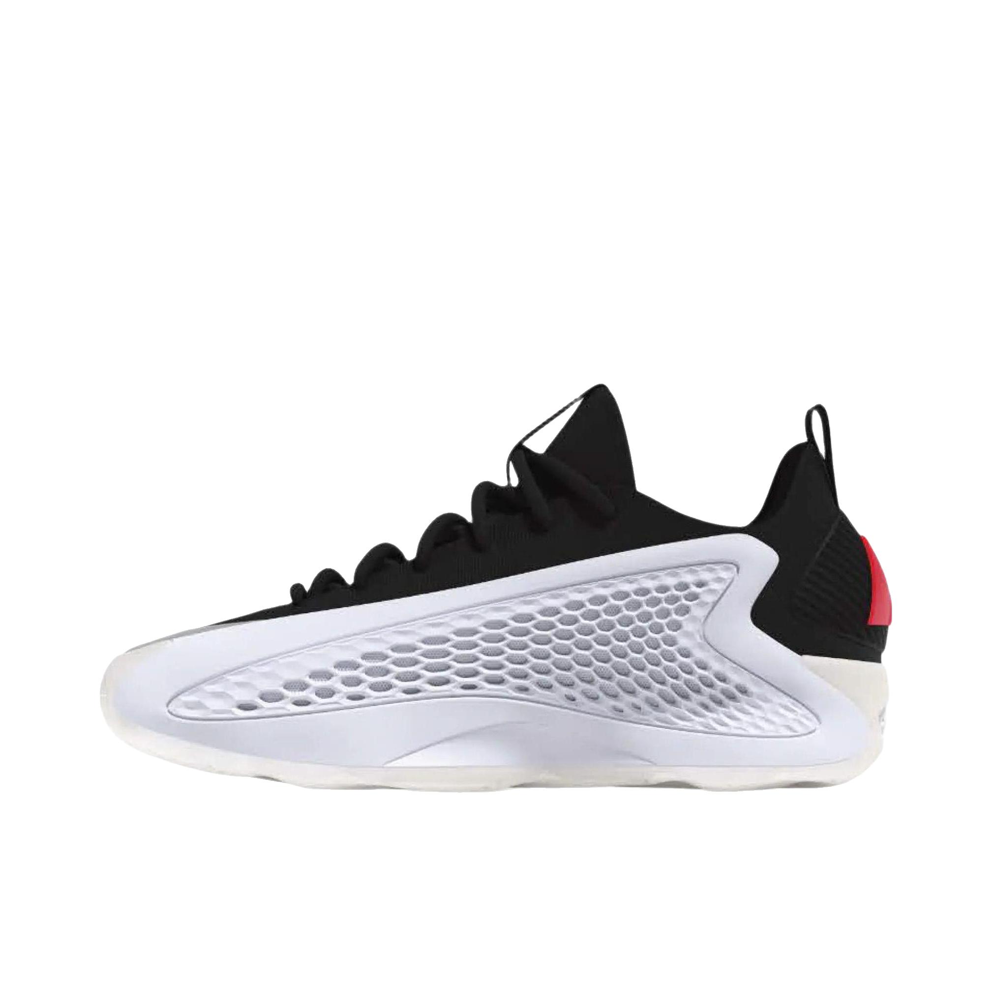 推荐商品：adidas A.E.1 篮球鞋 减震耐磨防滑透气舒适回弹 冰霜白/黑色