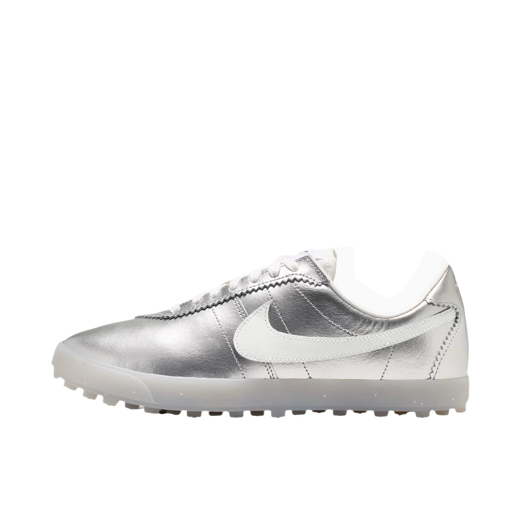 推荐商品：Nike Astro Grabber 舒适百搭 耐穿抓地 薄底轻便 防滑 运动休闲鞋 金属银/微绿/白色